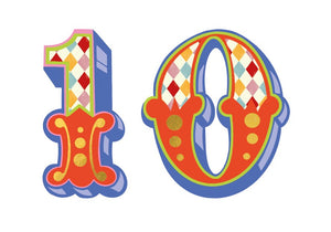 Roll Up! Roll Up! Number Card - Age 10