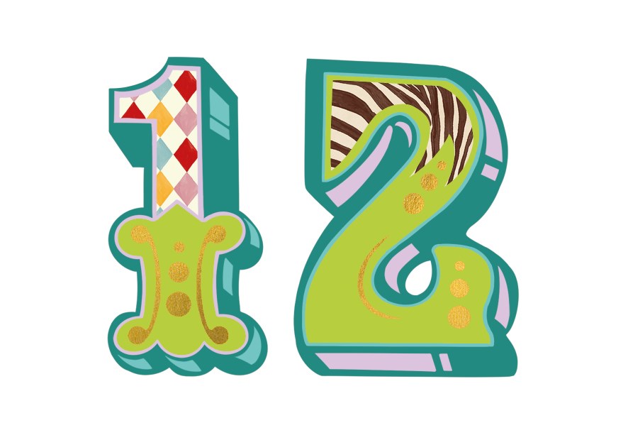 Roll Up! Roll Up! Number Card - Age 12