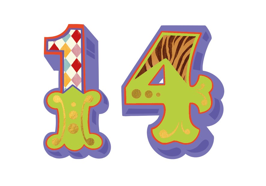 Roll Up! Roll Up! Number Card - Age 14