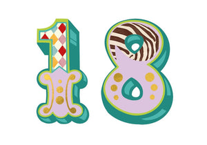 Roll Up! Roll Up! Number Card - Age 18