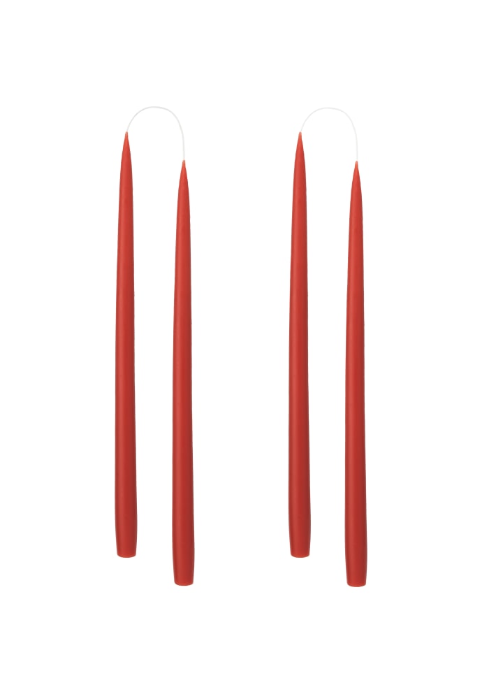Hand Dipped and Dyed Candle 35cm (Pair)