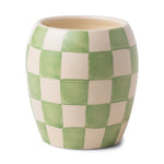 Paddywax Checkmate Porcelain Candle - Sage - Cactus Flower
