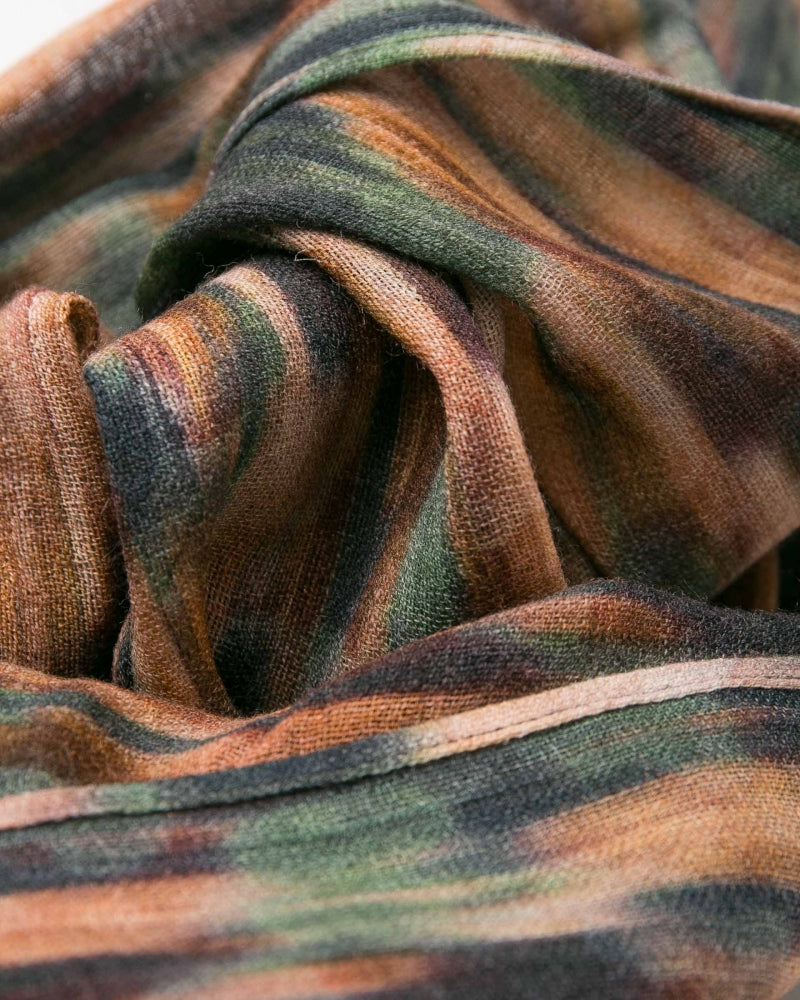 Soft Wool Scarf - Dark Brown