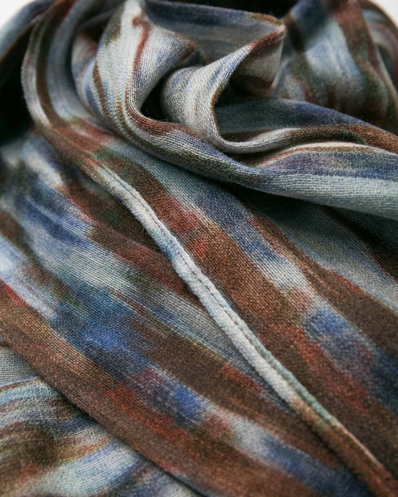 Soft Wool Scarf - Dark Brown