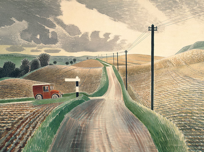 Eric Ravilious Wiltshire Landscape