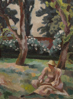 Roger Fry - Orchard, Woman Seated in a Garden