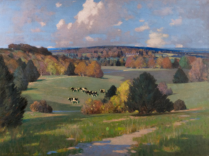 Sussex Landscape with Cattle - George Henry