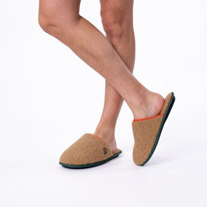 Sherpa Slippers - Camel