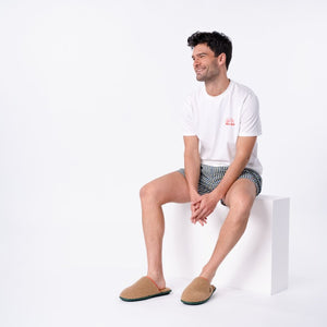 Sherpa Slippers - Camel