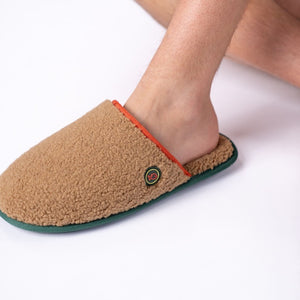 Sherpa Slippers - Camel