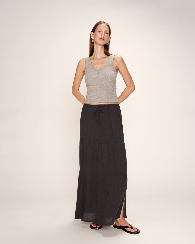 Ronsard Flared Skirt - Anthracite