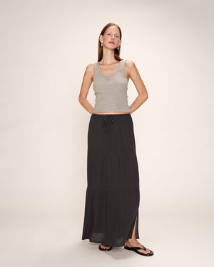 Ronsard Flared Skirt - Anthracite