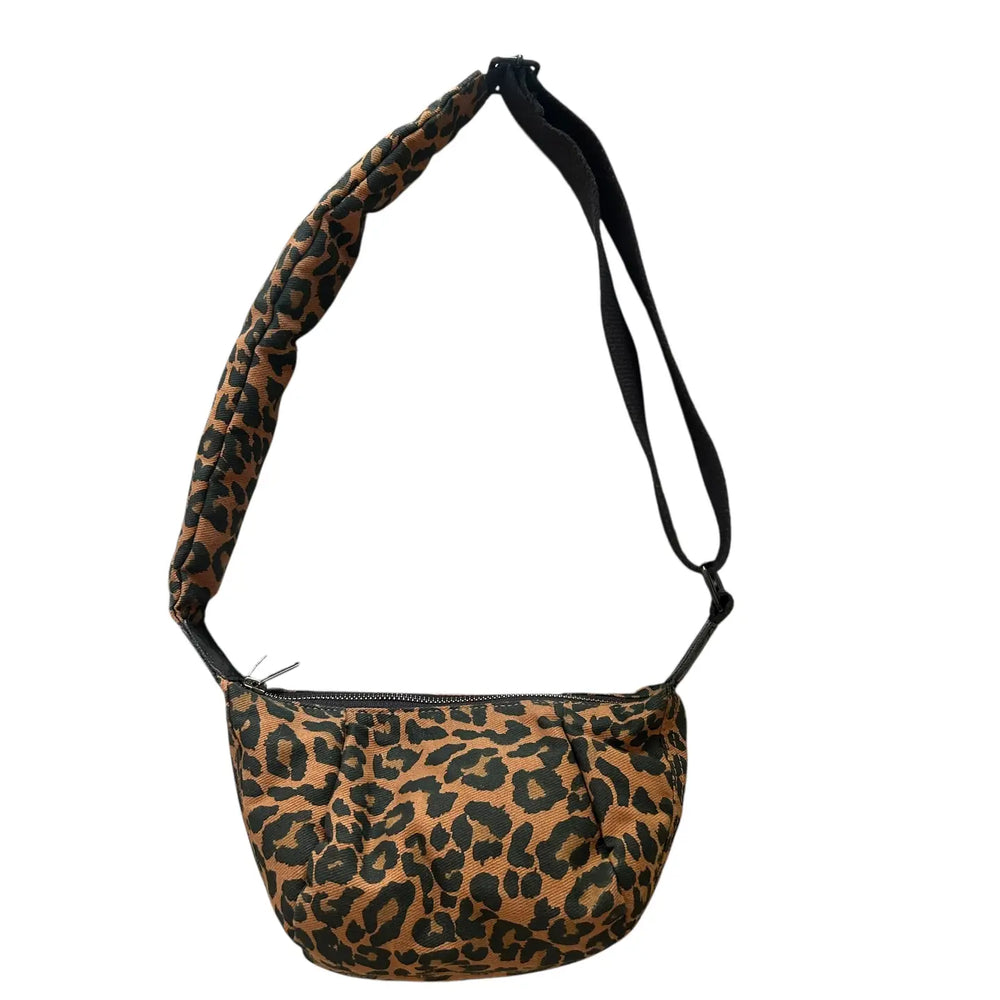 Mini Brixton Cross Body Bag - Leopard Print Brown