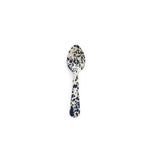 Enamel Splatter Small Spoon - Navy and Cream
