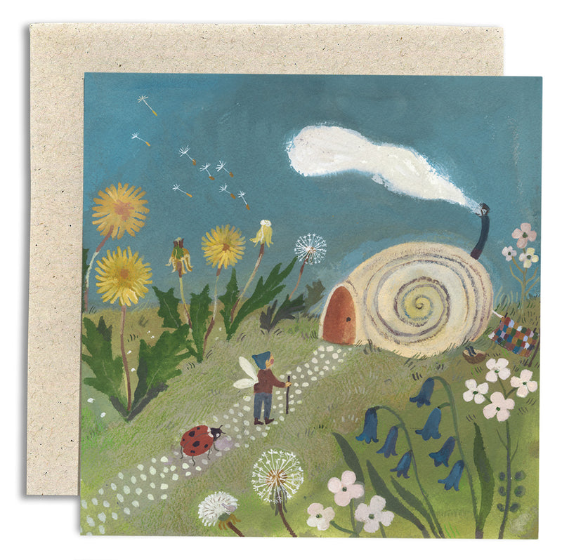 
                
                    Load image into Gallery viewer, Snail Cottage Card
                
            