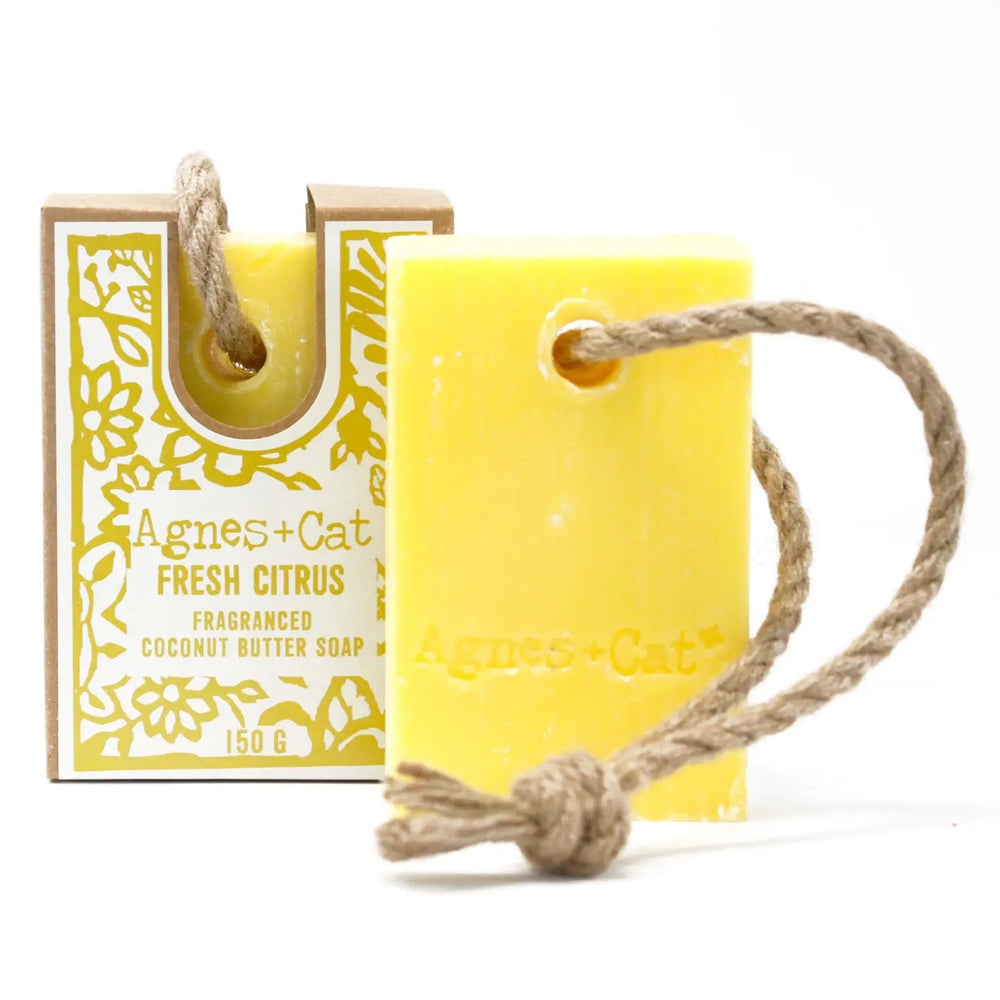Soap on a Rope - Fresh Citrus  150g