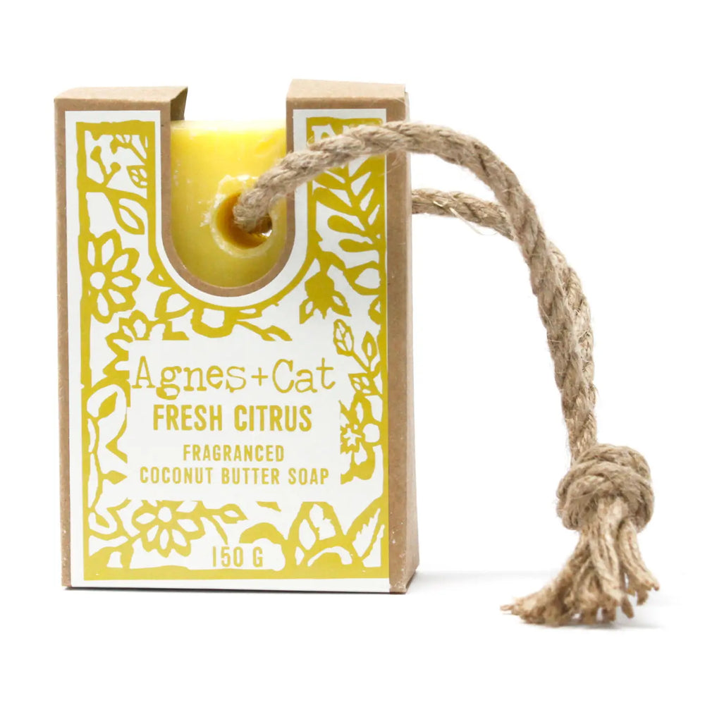 Soap on a Rope - Fresh Citrus  150g