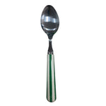 Green Stripe Stainless Steel Spoon