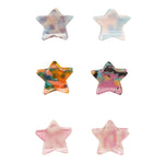 Mini Star Claw Clips - Pack of 6