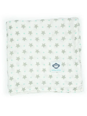 Stars Baby Swaddle- Organic Cotton