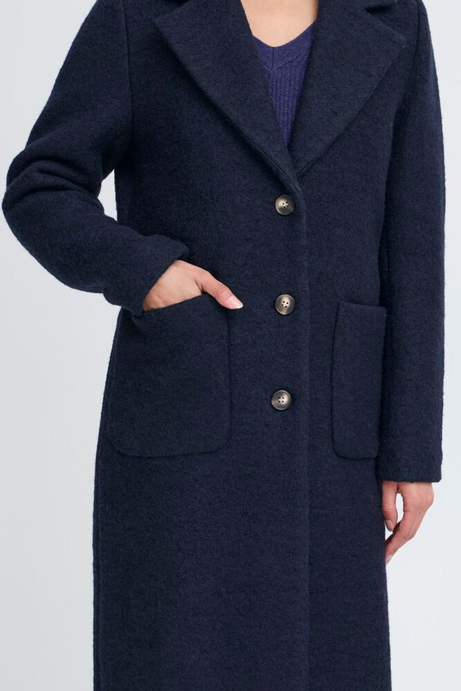 Stipa Coat - Navy