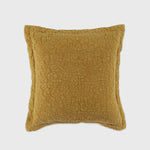 Stonewash Cotton Mustard Cushion With Pad