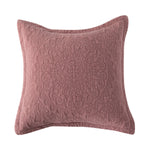 Stonewash Cotton Dark Pink Cushion With Pad
