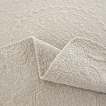 Stonewash Cotton Parchment Quilt 250 x 260 cm (Double or King Size)