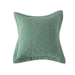 Stonewash Cotton Sage Green Cushion With Pad