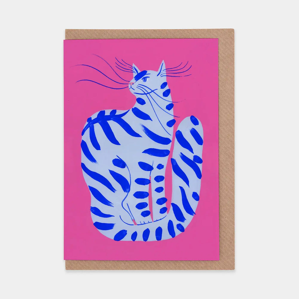 Cat With Stripes Card
