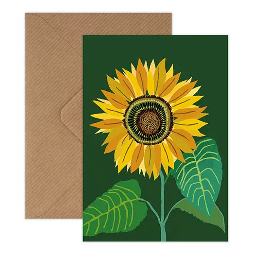 Brie Harrison Greetings Card - Sunflower