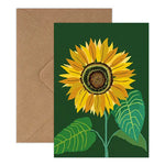 Brie Harrison Greetings Card - Sunflower
