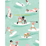 Sup Paddleboard Birthday Card