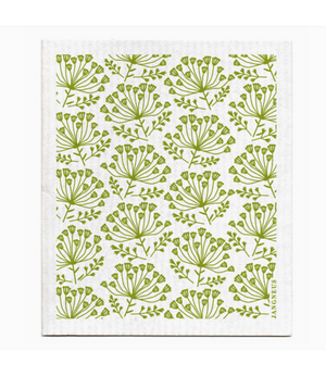 Green Dill Dishcloth