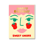 Sweet Cheeks Birthday Card