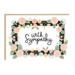 With Sympathy Card