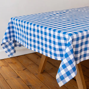 Gingham Tablecloth - Blue