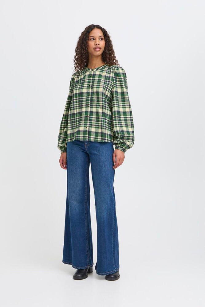 Tamanna Shirt - Pine Needle Check