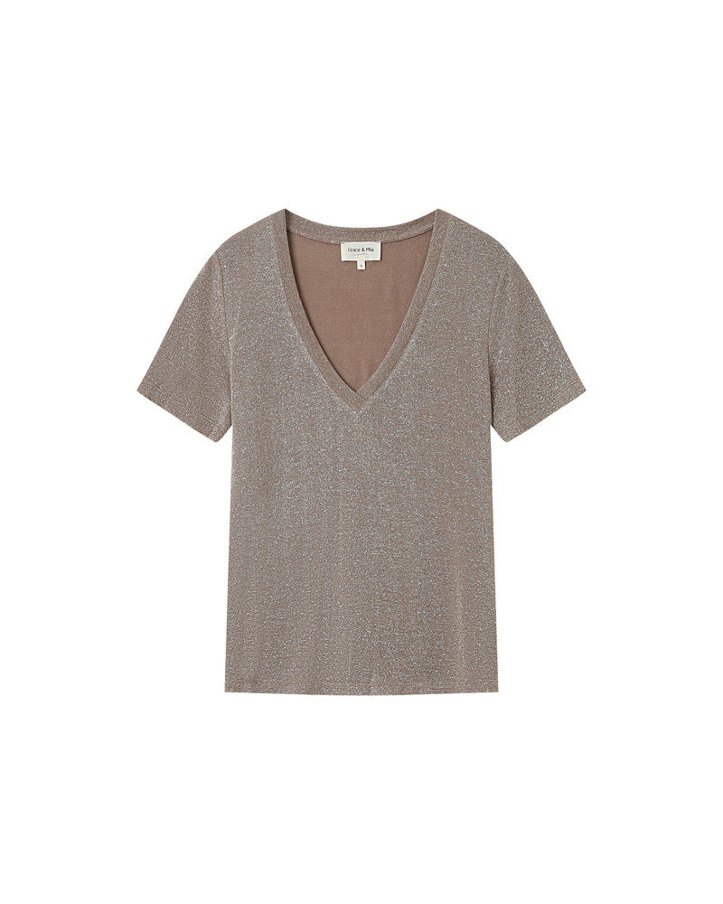 Stardust Top  - Greige
