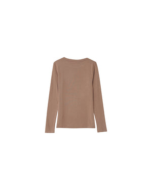 Nous Long Sleeve Top - Camel