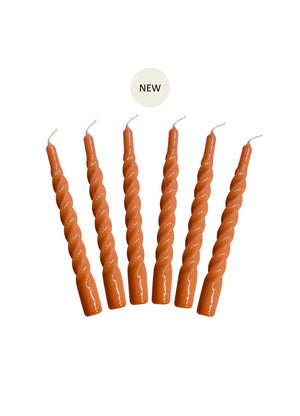 Twist Lacquered Candle - 21cm