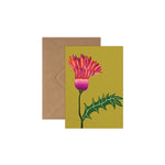 Brie Harrison Greetings Card - Thistle