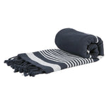 Turkish Hamman Towel - Navy Stripe