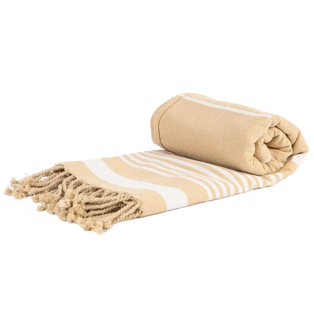 Turkish Cotton Bath Towel - Natural