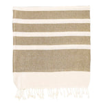 Turkish Cotton Bath Towel - Beige