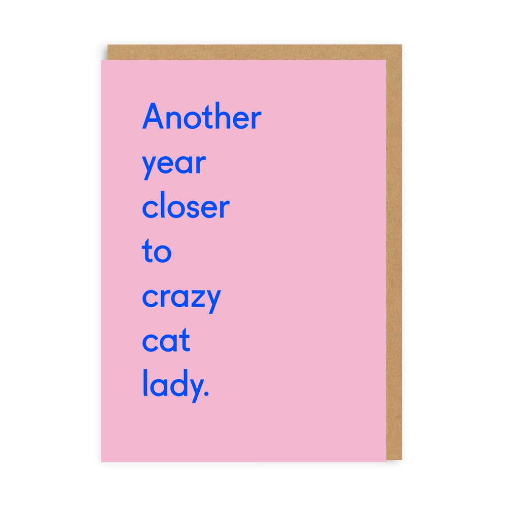 Crazy Cat Lady Greeting Card