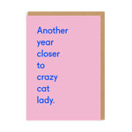 Crazy Cat Lady Greeting Card