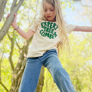 Expert Tree Climber - Kid's T-shirt - 7-8 years