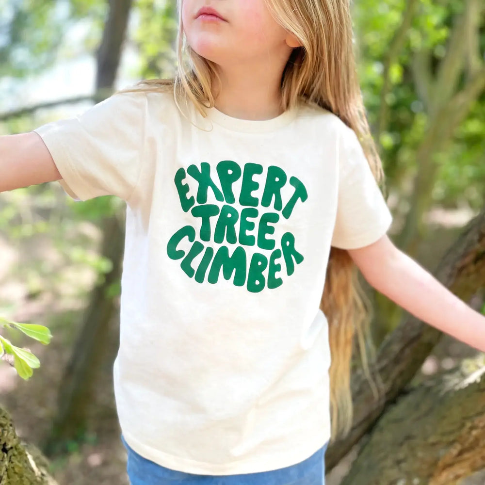 Expert Tree Climber - Kid's T-shirt - 7-8 years