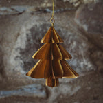 Brass Christmas Tree Decoration